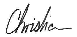 Christian Unterschrift