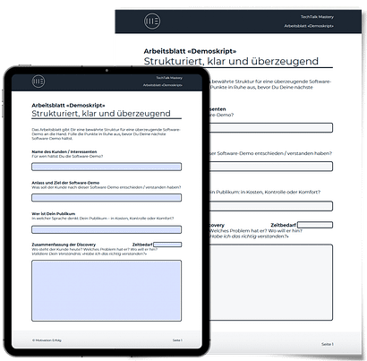 Software-Demo Arbeitsblatt